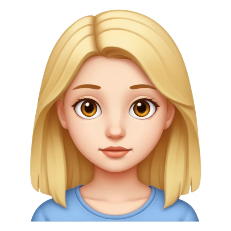 Basic teenage girl sticker