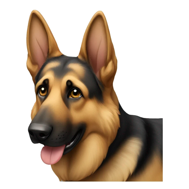 German Shepherd dog sticker