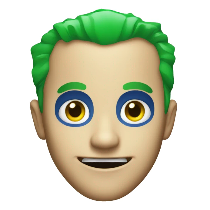 Joker police sticker