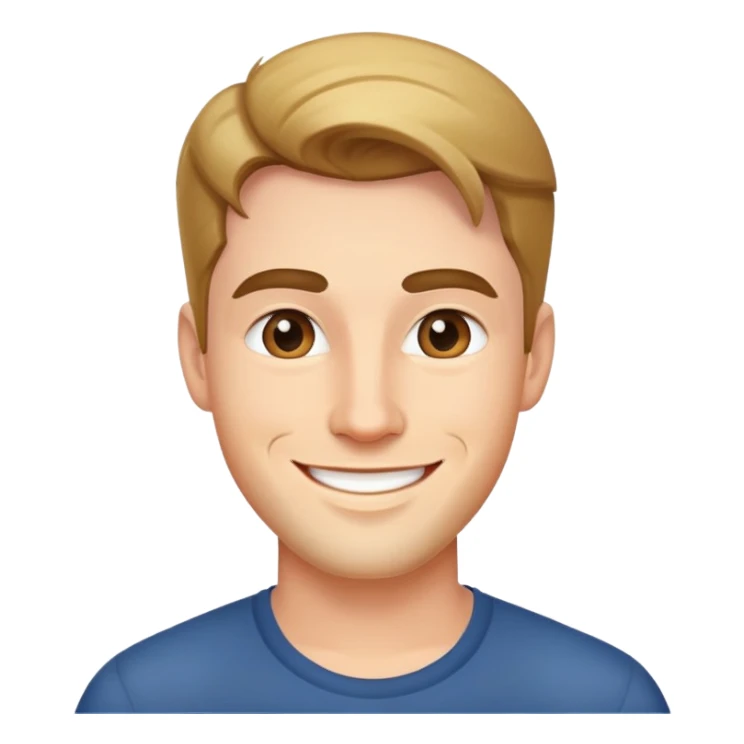 یک مرد آلفای جذاب که دارد نیشخند میزند  sticker