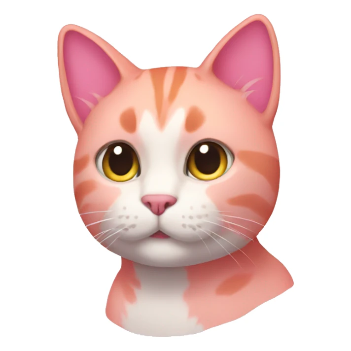 Pink AR cat sticker