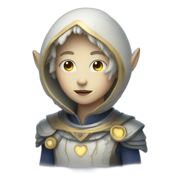 Moon Heart person sticker