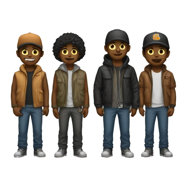 Street gang team sticker