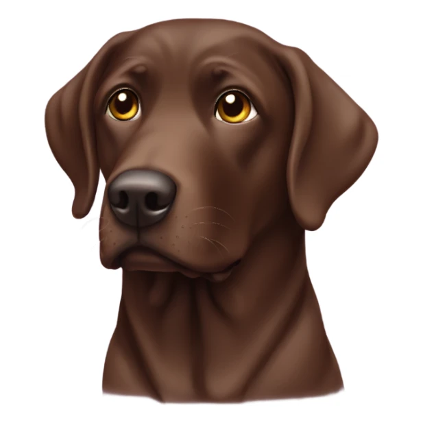 Chocolate lab sweatband  sticker