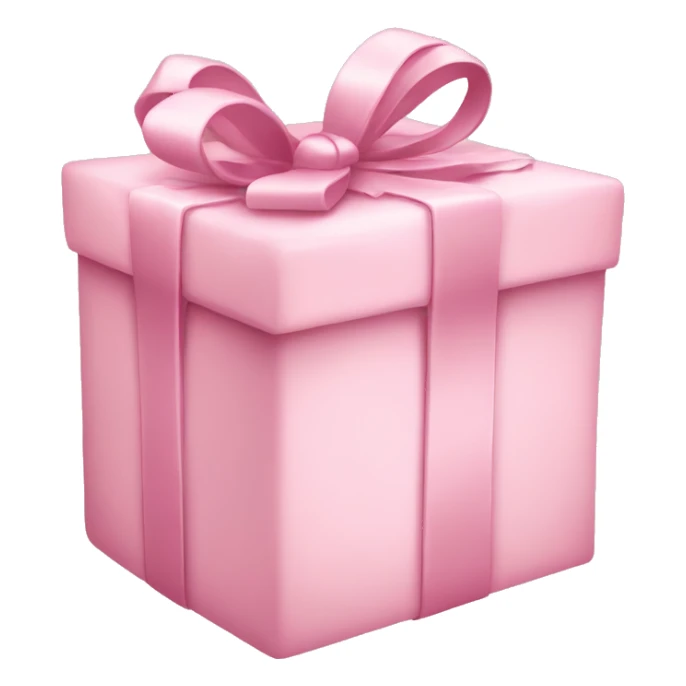 Light pink Christmas present  sticker