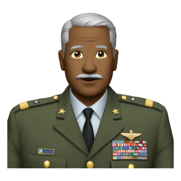 A military general sticker