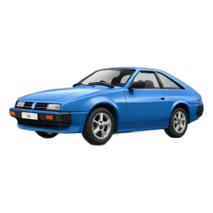 Renaut laguna III Coupé Bleu sticker