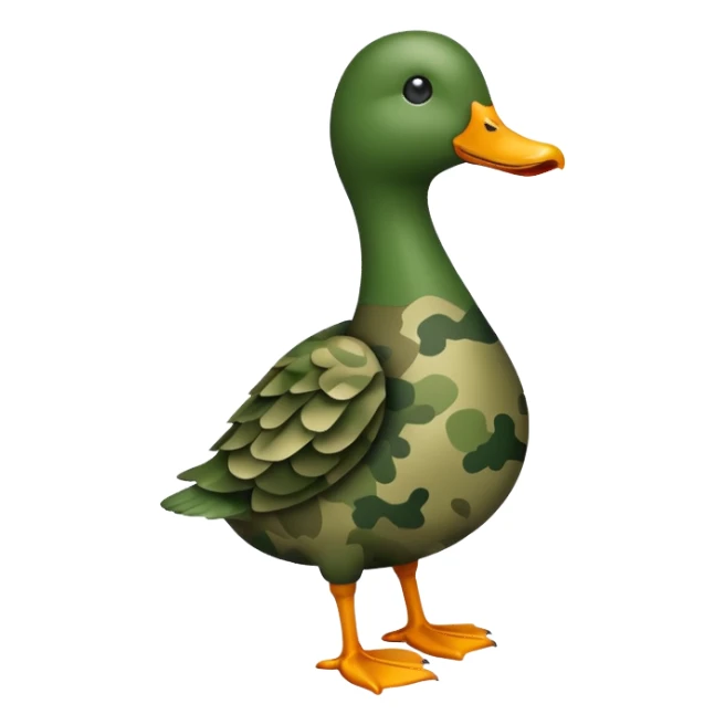 Militär Ente sticker