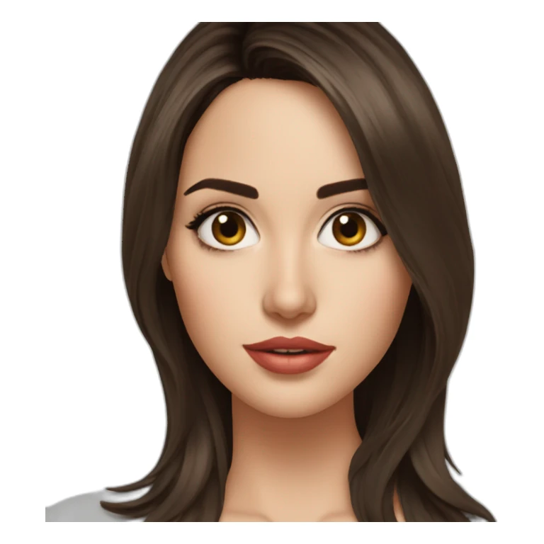 Ana de armas brunette sticker