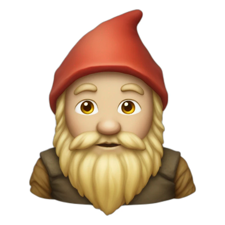 gnome under skin sticker