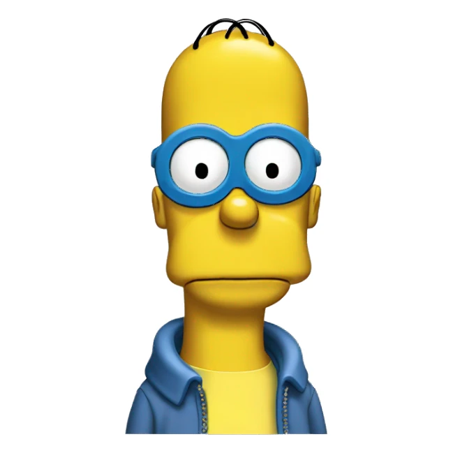 Homer Marge Simpson  sticker