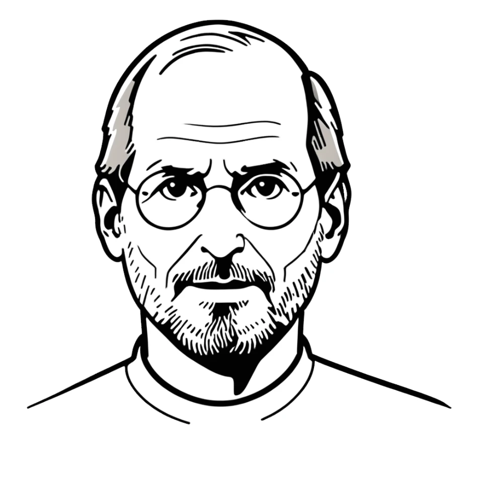 steve jobs sticker