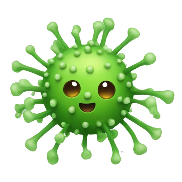 Cute Varicella zoster virus sticker