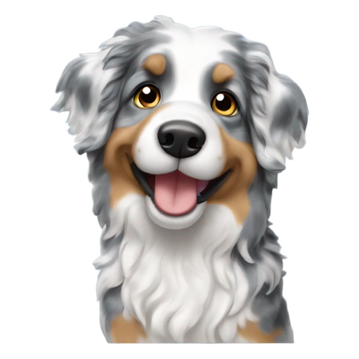 Toy Blue Merle Aussie doodle  sticker