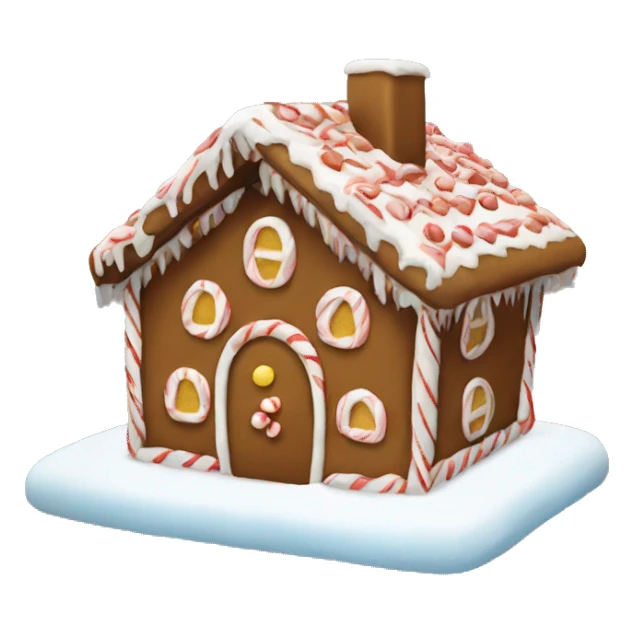 Gingerbread house sticker