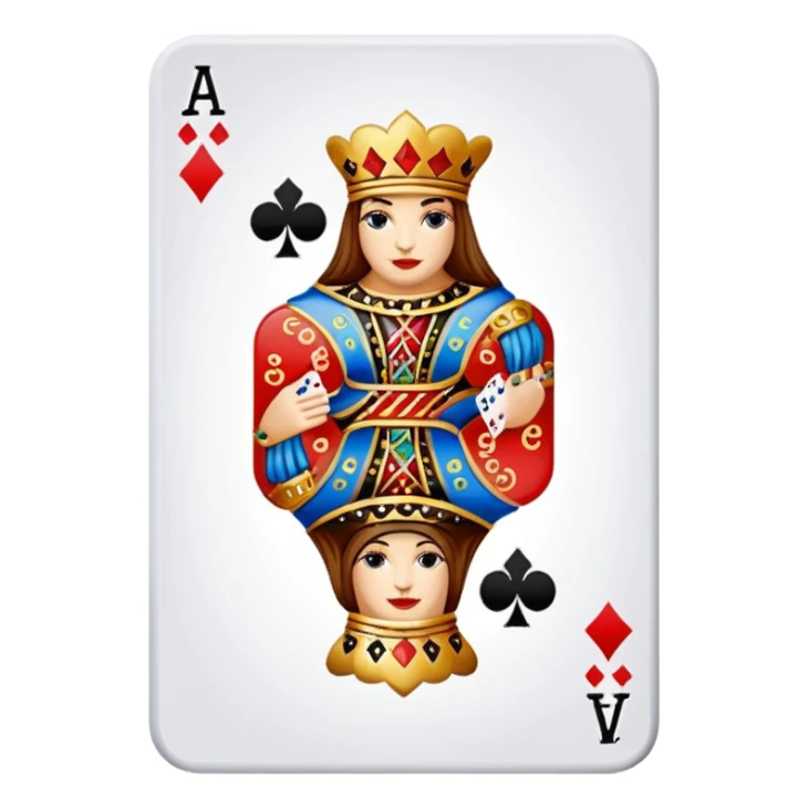 poker Jack Card single card  sticker