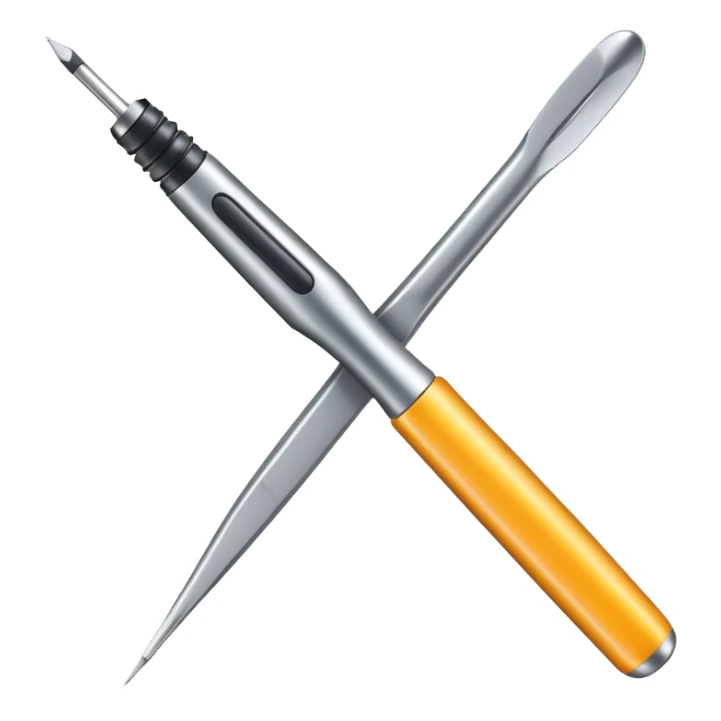 screwdriver and tweezers sticker