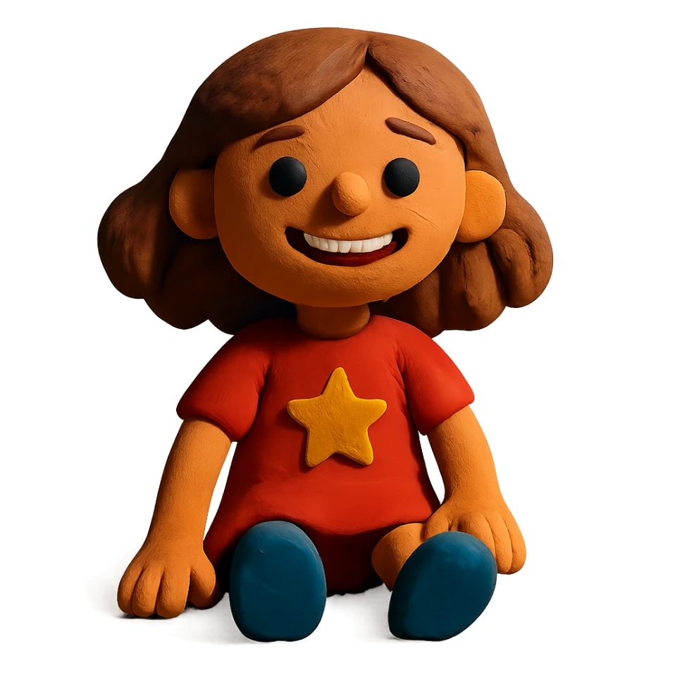 girl model TV star sticker