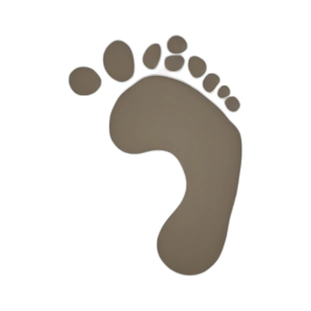 footprint sticker