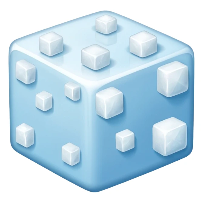 Ein Zuckerwürfel sticker