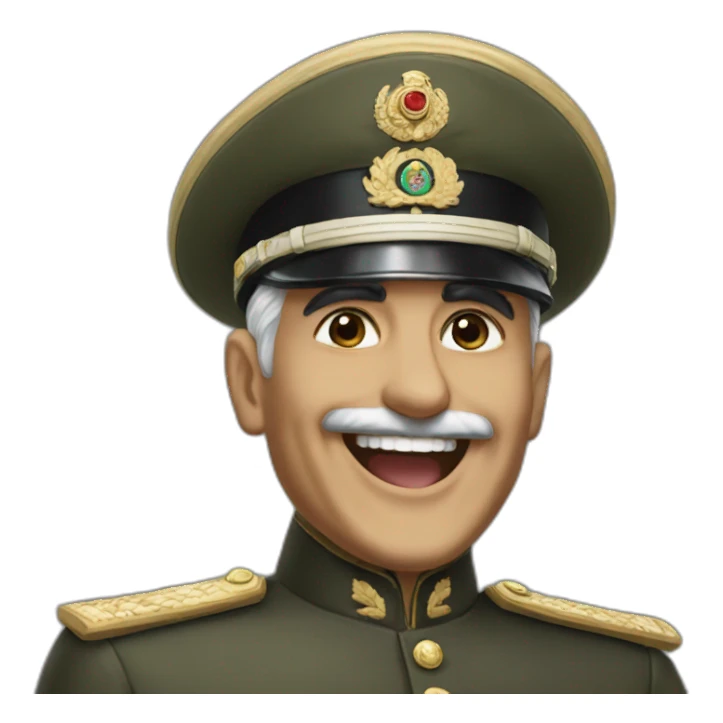 reza shah laughing sticker