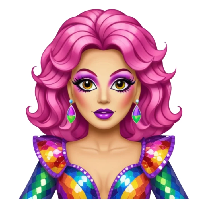 drag queen pride sticker