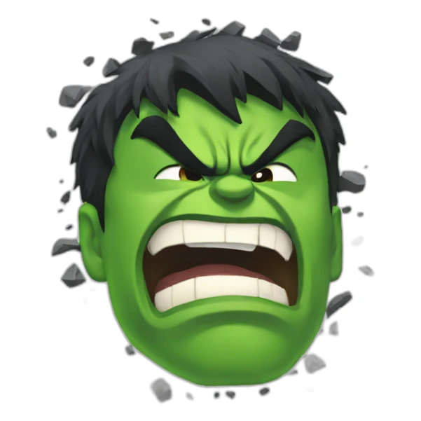 incredible hulk shirt destroyed sticker