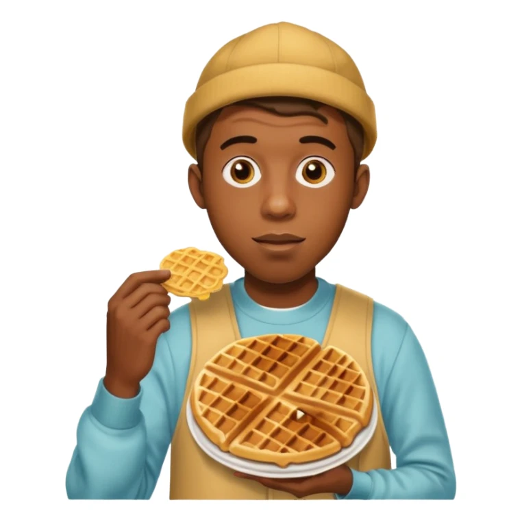 tyler the creator holding waffle sticker