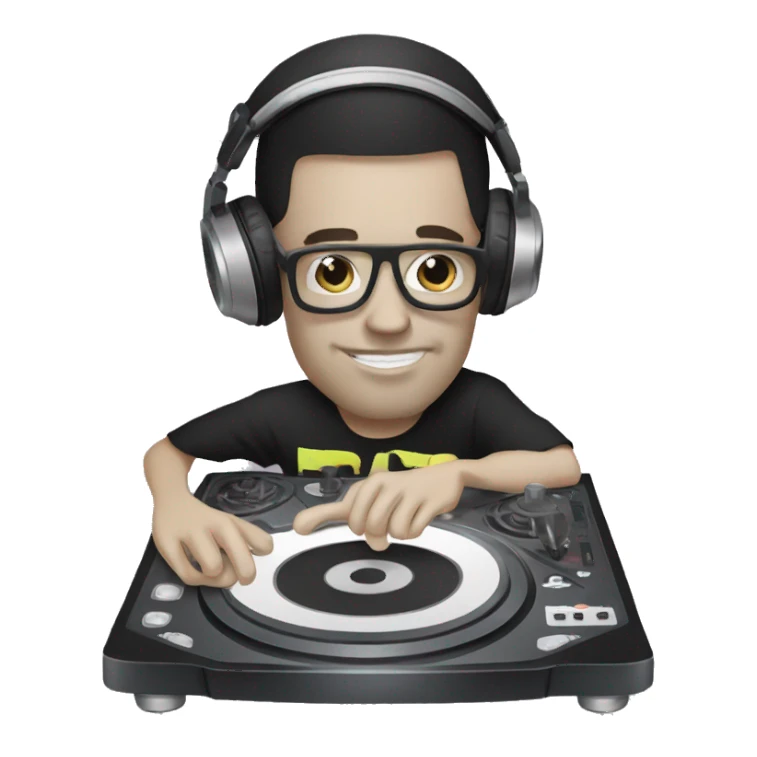 DJ turntable sticker