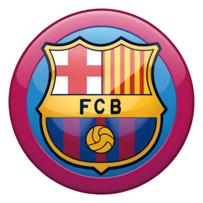FC Barcelona logo sticker