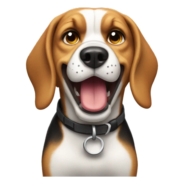 Very angry beagle sticker