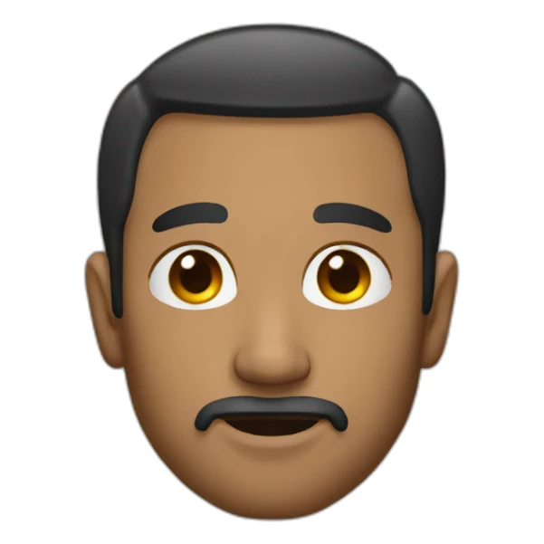 man with no beard sticker