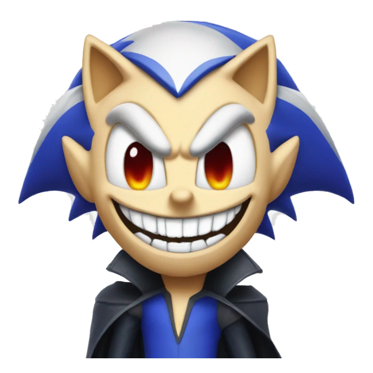 Sonic as a vampire  sticker