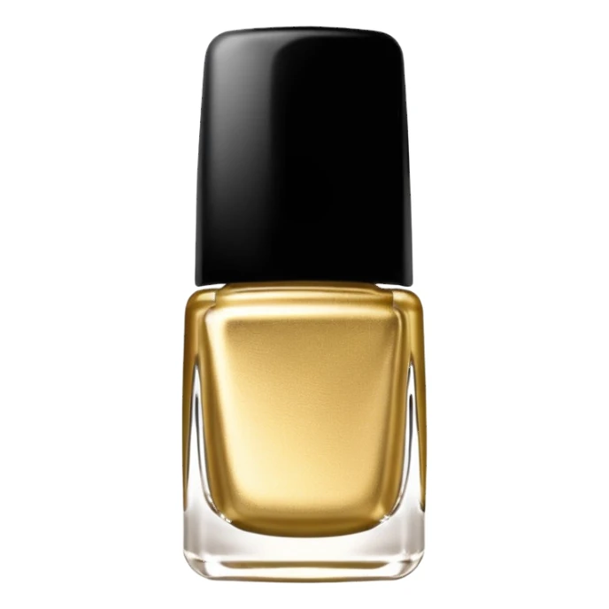 Gold nail polish swatch   sticker