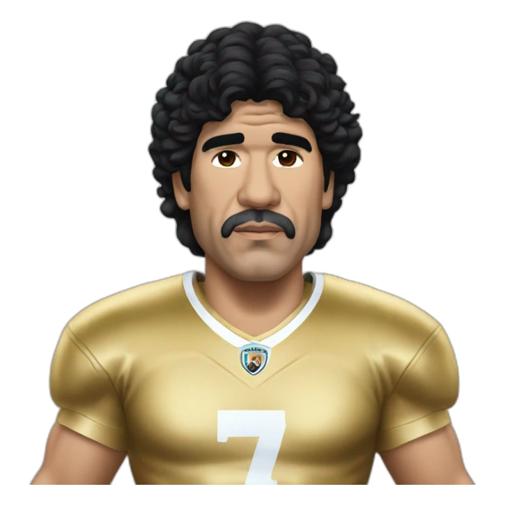 Maradona-as-a-god sticker