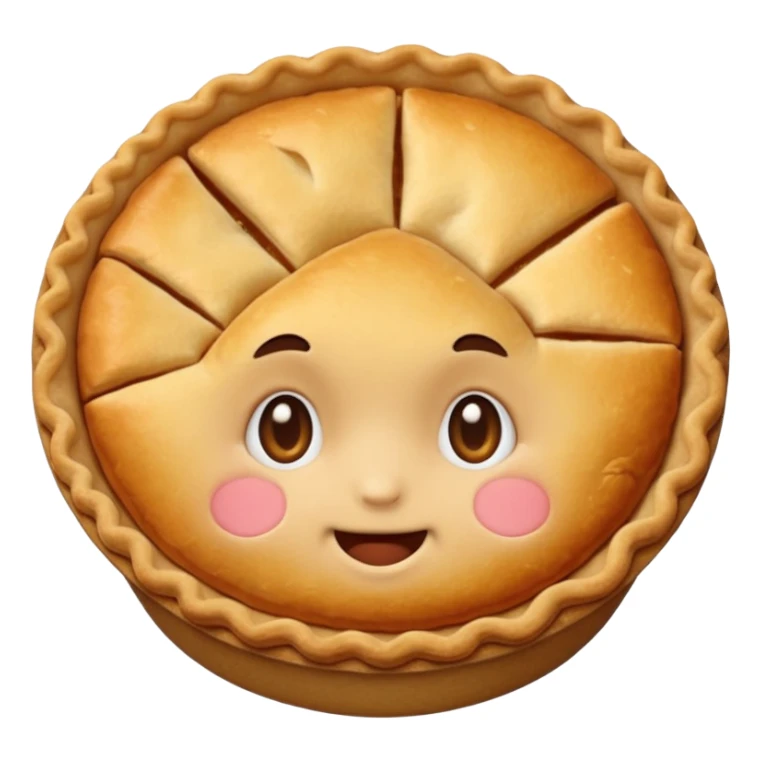 cute pie emoji small normal face sticker