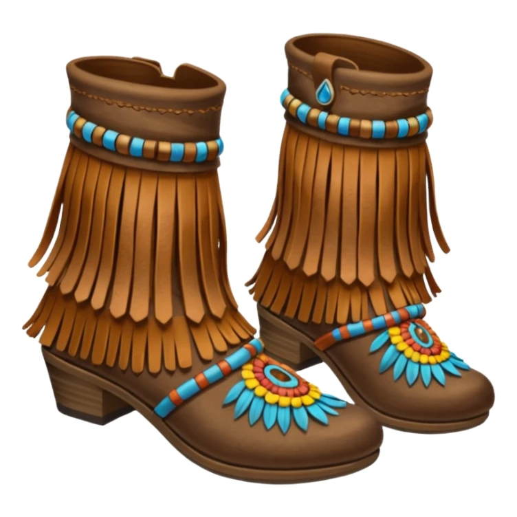 Hippie shoes sticker