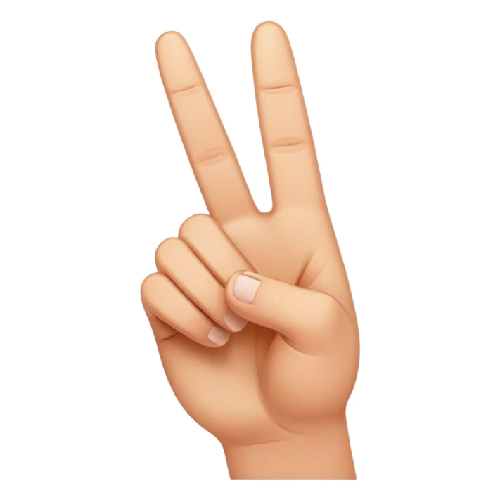 Middle finger with thumbs up sticker