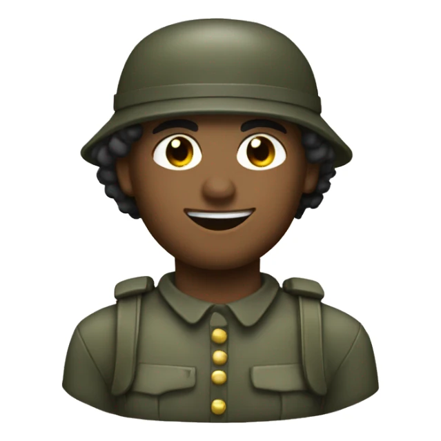 curly solider keep on hand soap sticker