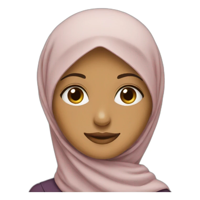 Hijabi woman sticker