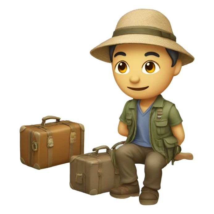 Travel to Asia sticker