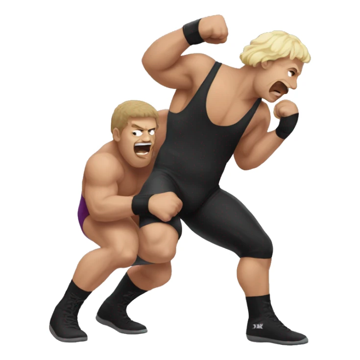 Wrestling slam sticker