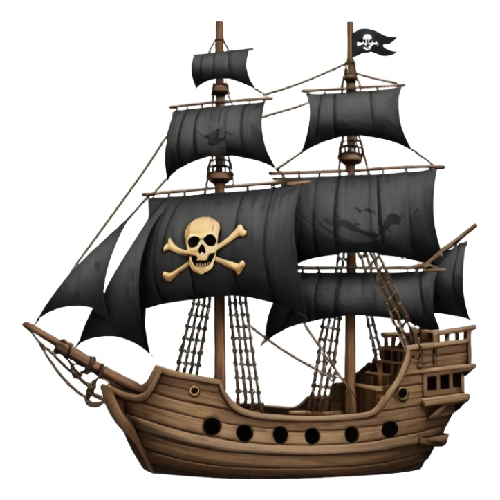 Pirate Ship sticker