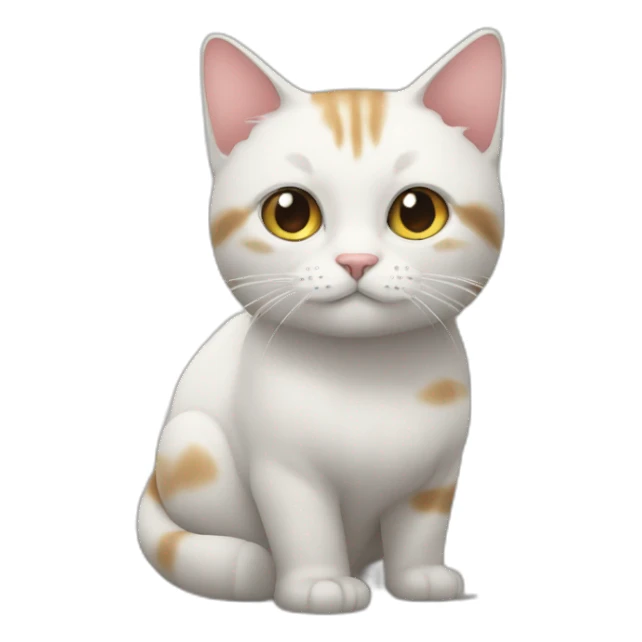 Un chat sur un chat sticker