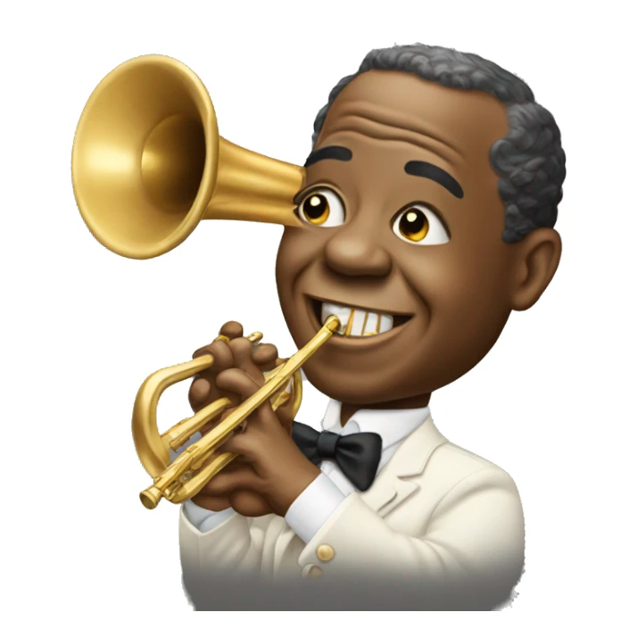 Louis armstrong sticker