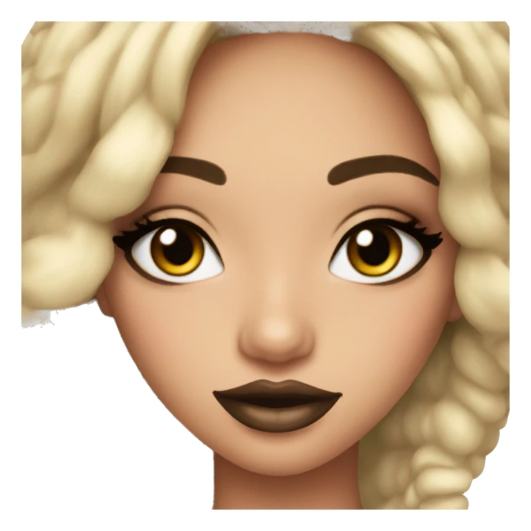 Coquette girl makeup sticker