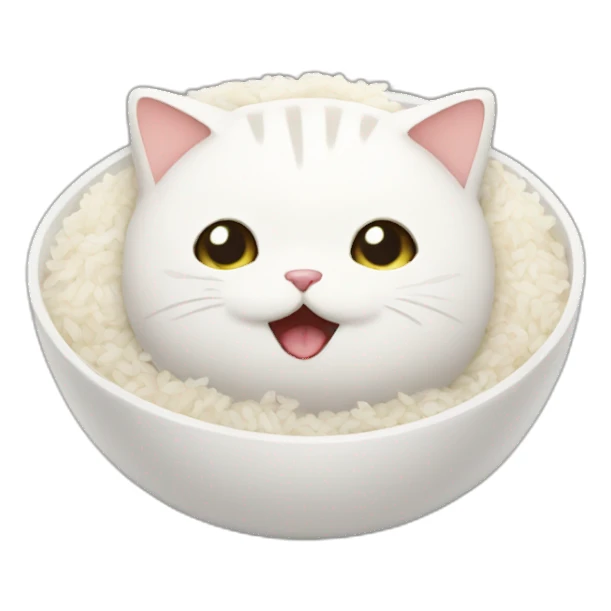 cat-eat-riceball sticker