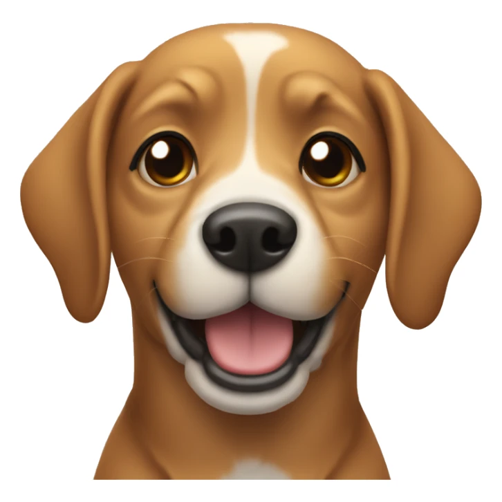 Dog saying hi sticker