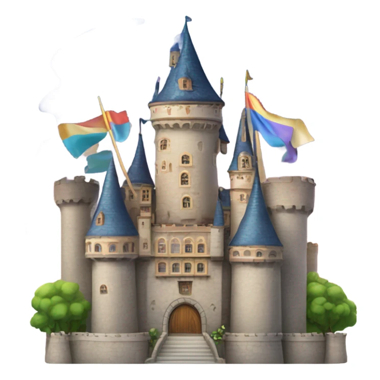 Disney castle sticker