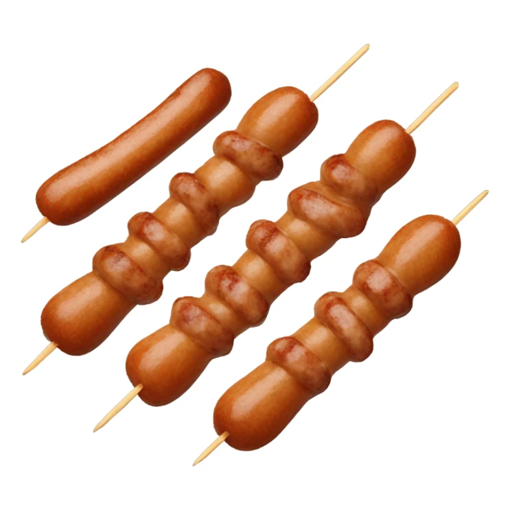 Sausage skewers sticker